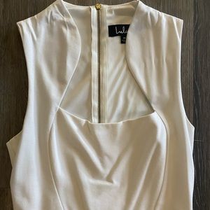 Lulu’s White Midi Dress
